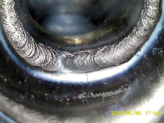 亞泰光電HIE系列工業內窺鏡國內某知名制藥設備現場檢測效果一